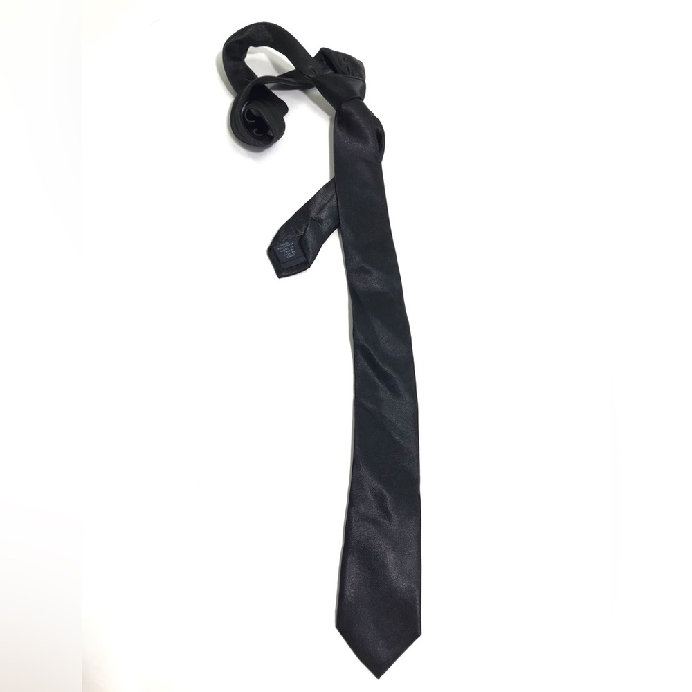 Aldo black skinny tie